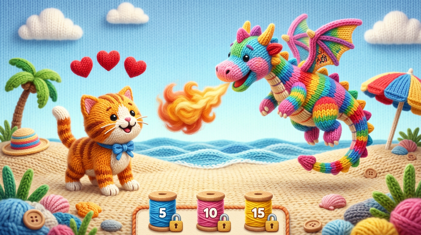 营救小猫 毛线针织风格宣传图